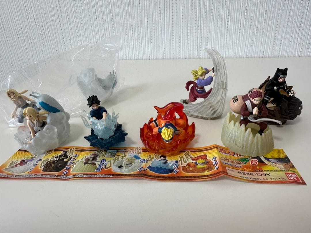 NARUTO リアルコレクション1～6弾 37体フルコンプ 第6弾シークレット