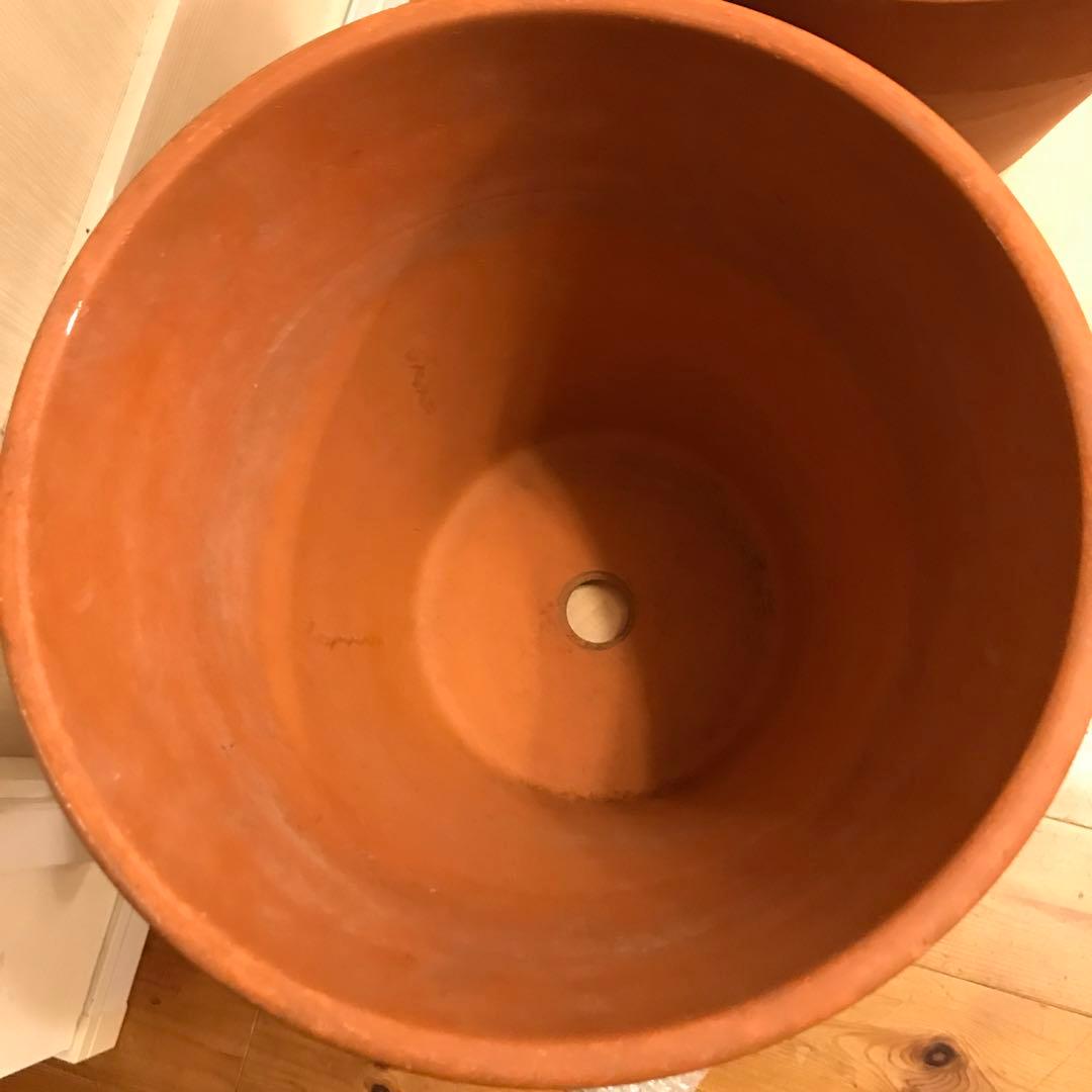 3個テラコッタ鉢　植木鉢　寄せ植えガーデン雑貨ガーデニング