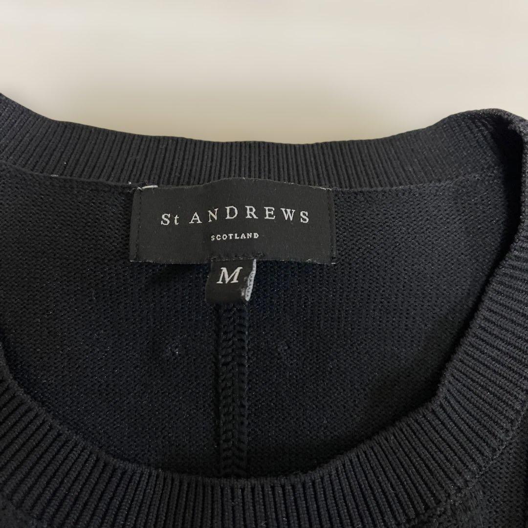 St Andrews ブラック ベスト M