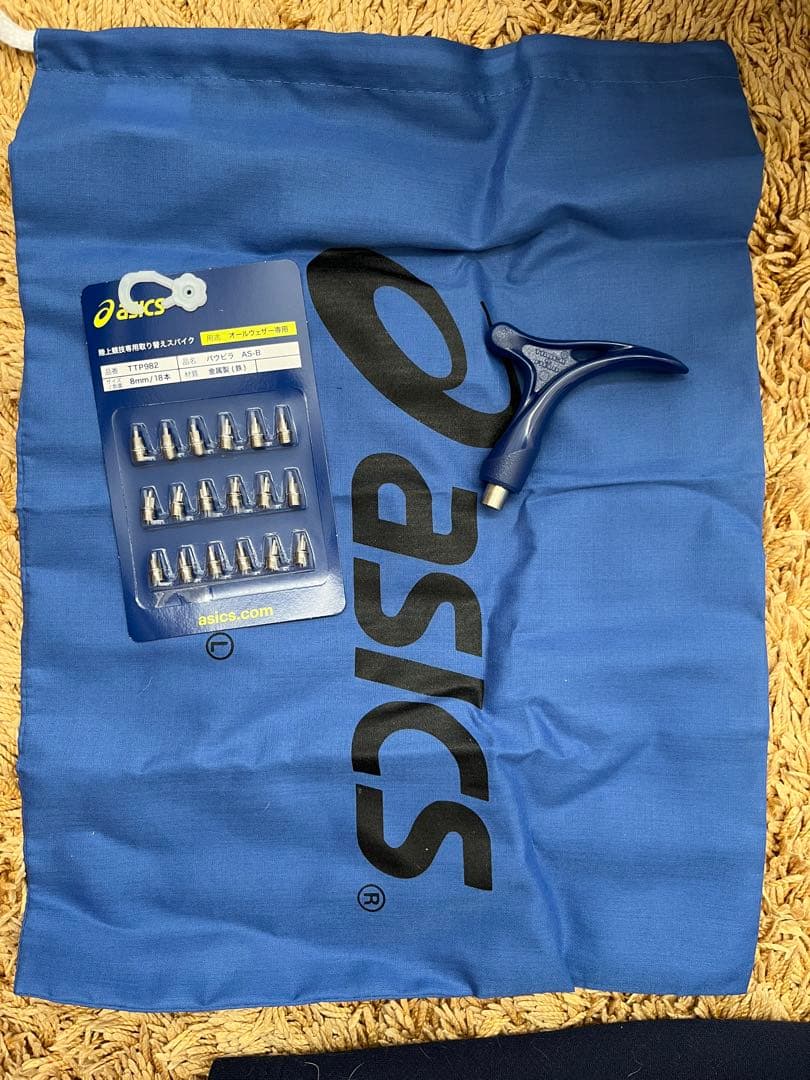 「未使用」asics 陸上競技用 スパイクシューズ