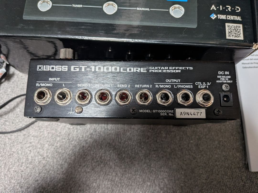 ギター boss gt1000 core
