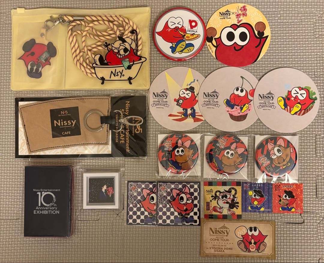 【バラ売り可】Nissy クリアファイル他 カフェグッズ等
