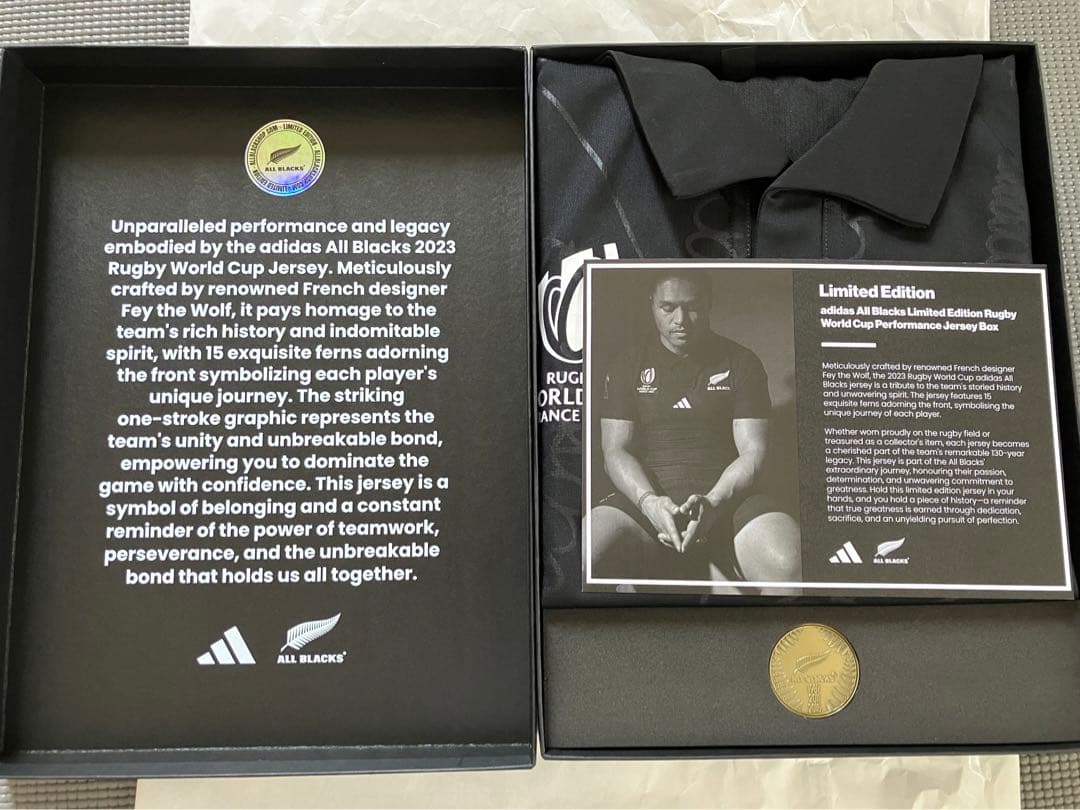 RWC2023 オールブラックス パフォーマンスジャージ 200着限定BOX L