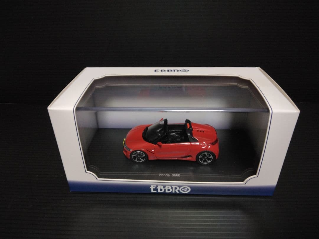 エブロ 絶版 HONDA S660 レッド 1/43ミニカー
