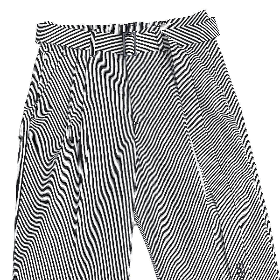 478 PGG 定価35,200円 レディース パンツ ストライプ サイズ1 M