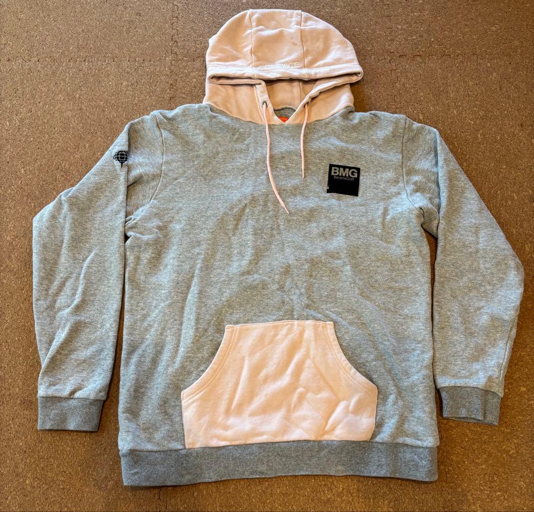 大人気！BEAMS GOLF XL パーカー グレー/ピンク