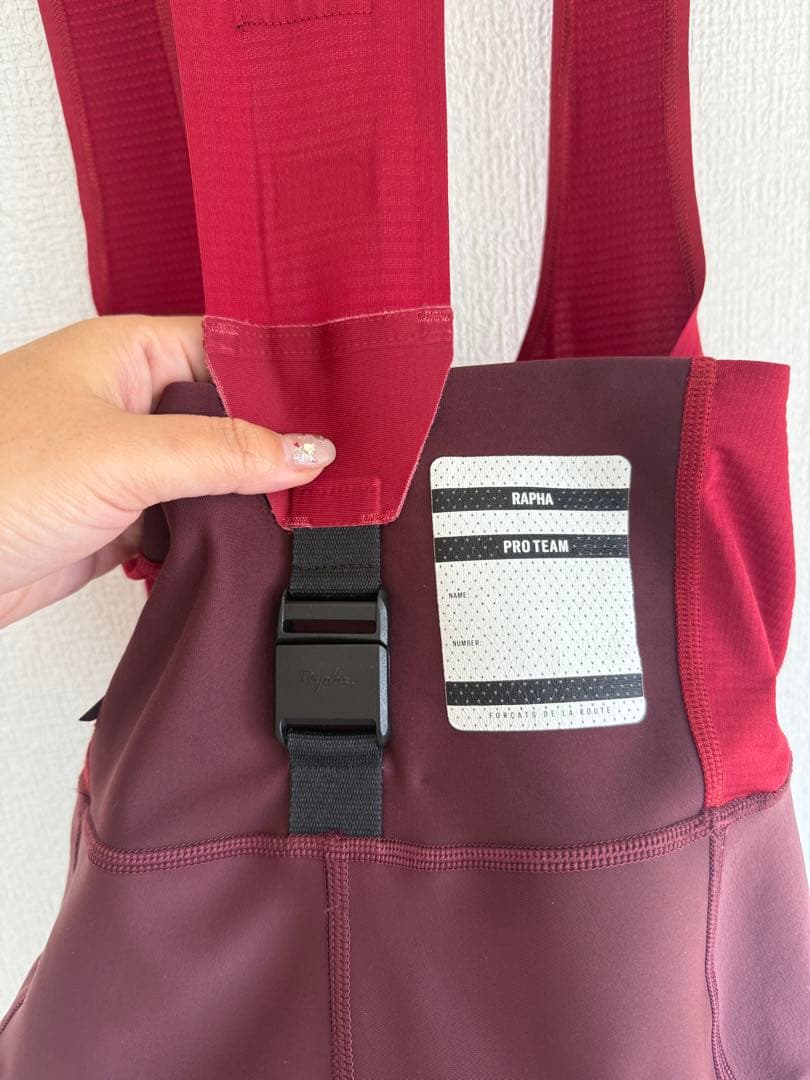 Rapha ウィメンズ　プロチーム　ウィンタータイツ　S バーガンディ
