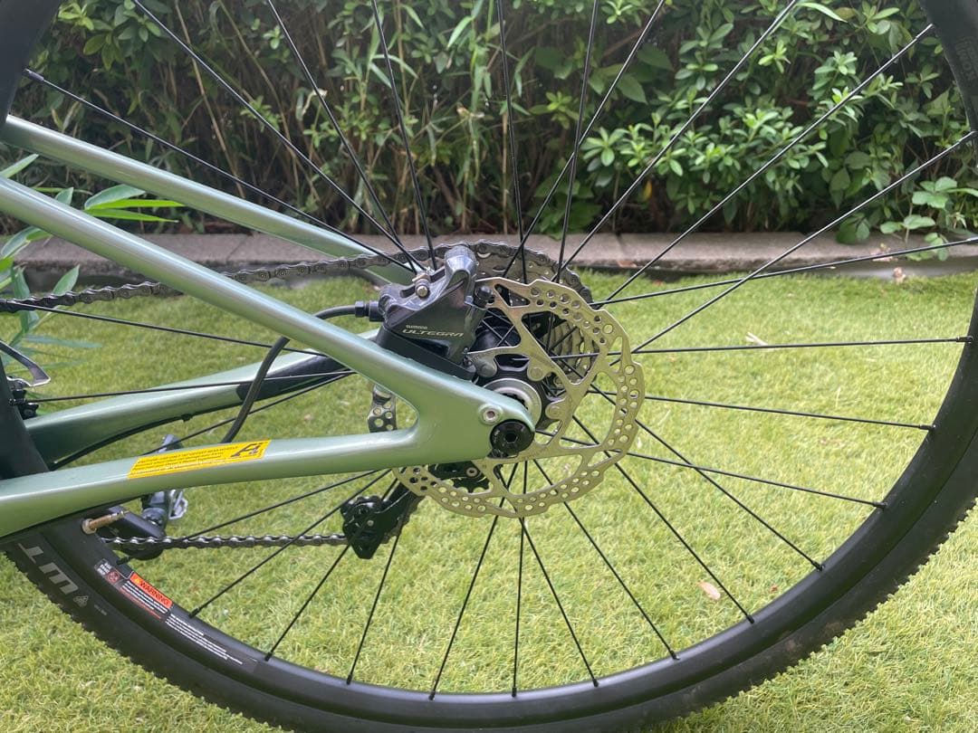 カーボンシクロクロスバイク グリーン 700C
