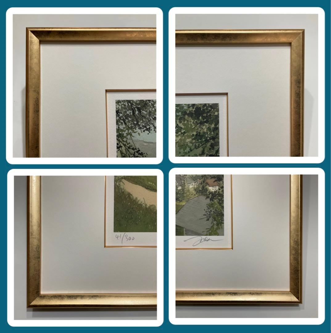 絵画・額縁・版画・織田 義郎・新品未使用・イタリア・美術品・インテリア・雑貨