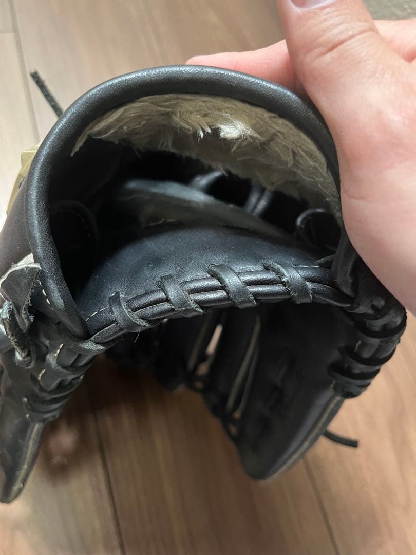 Mizuno 軟式グローブ 黒 右手用