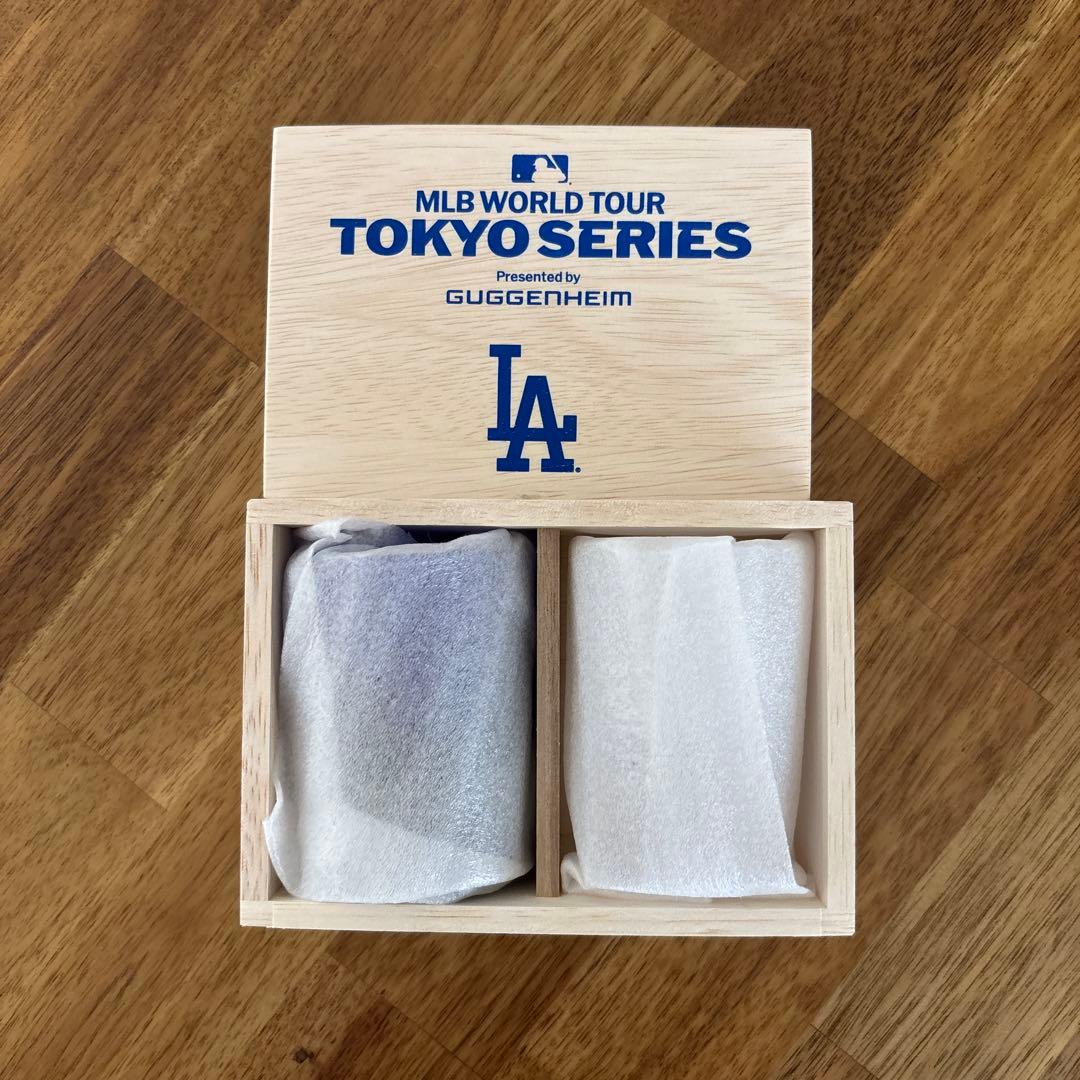 ドジャース　MLB WORLD TOUR TOKYO SERIES 切子セット