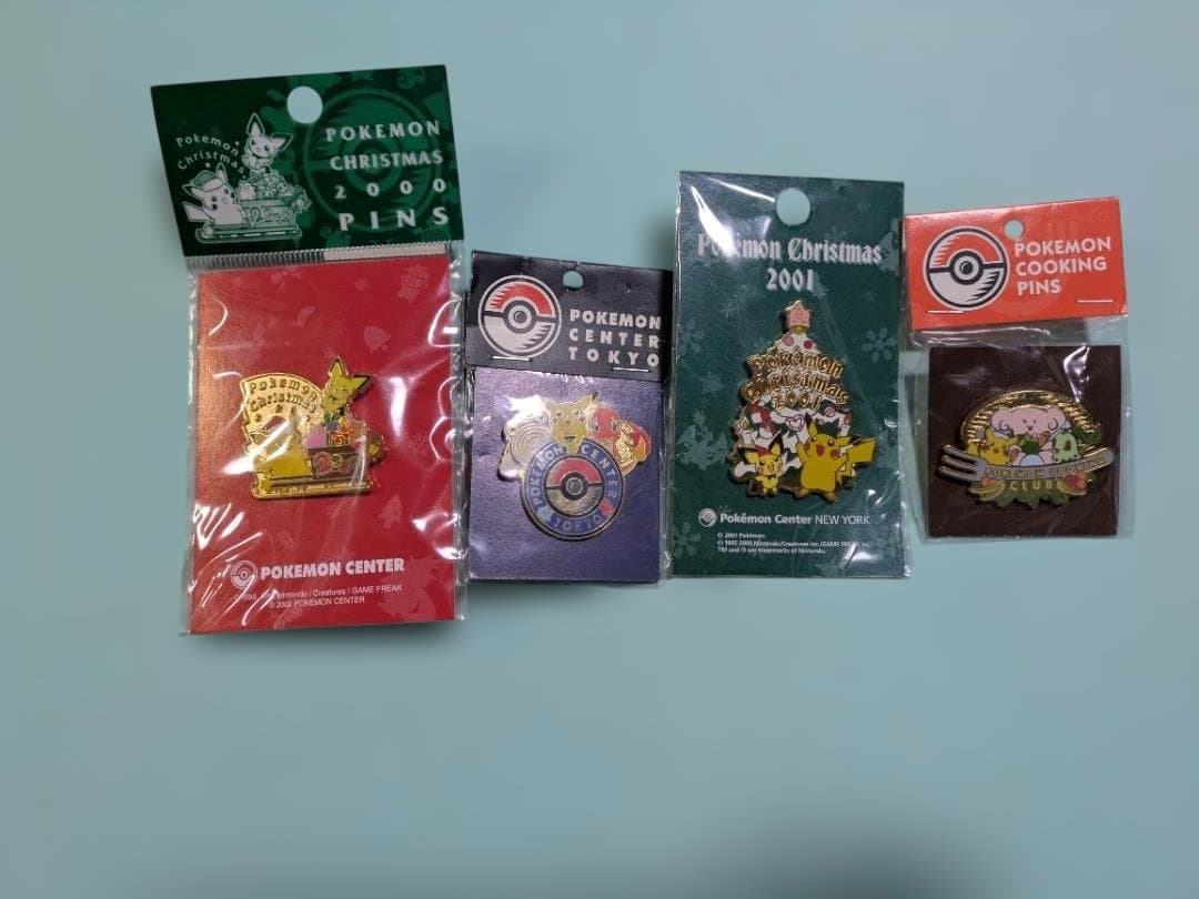 ポケモンピンズ クリスマス・料理 5個セット