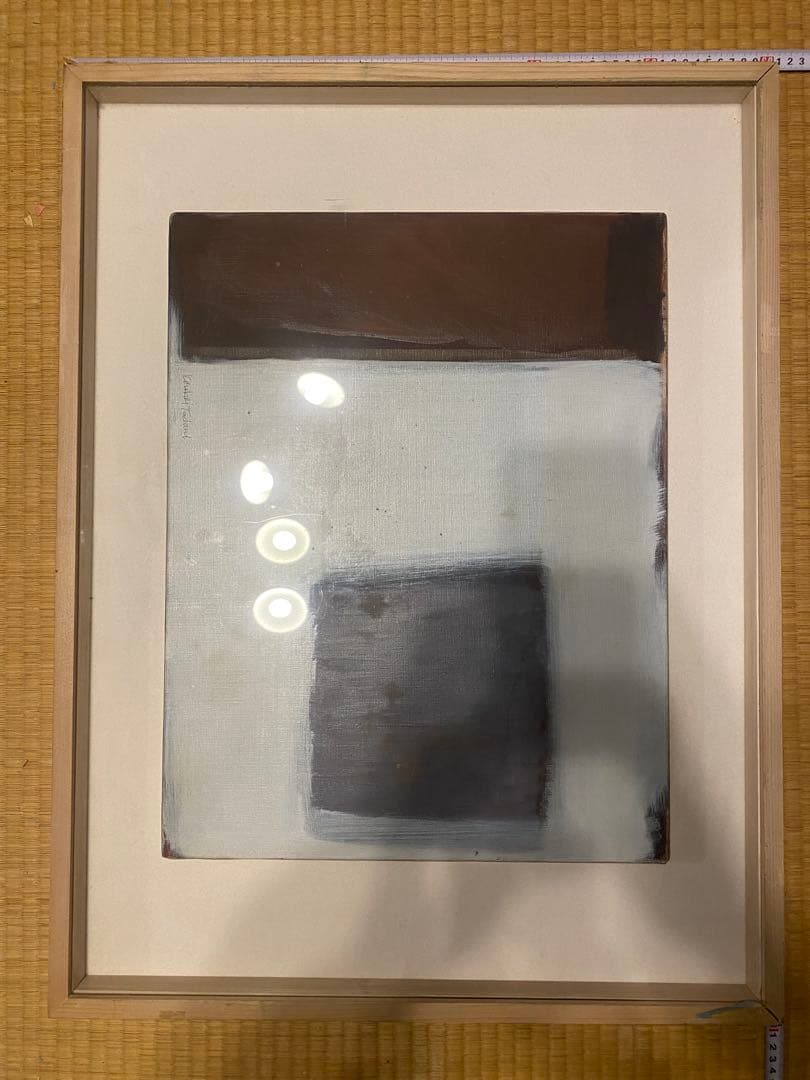 モノクローム版画約59cm x 78cm 作成:田杏行平 題名:言い残した言葉を