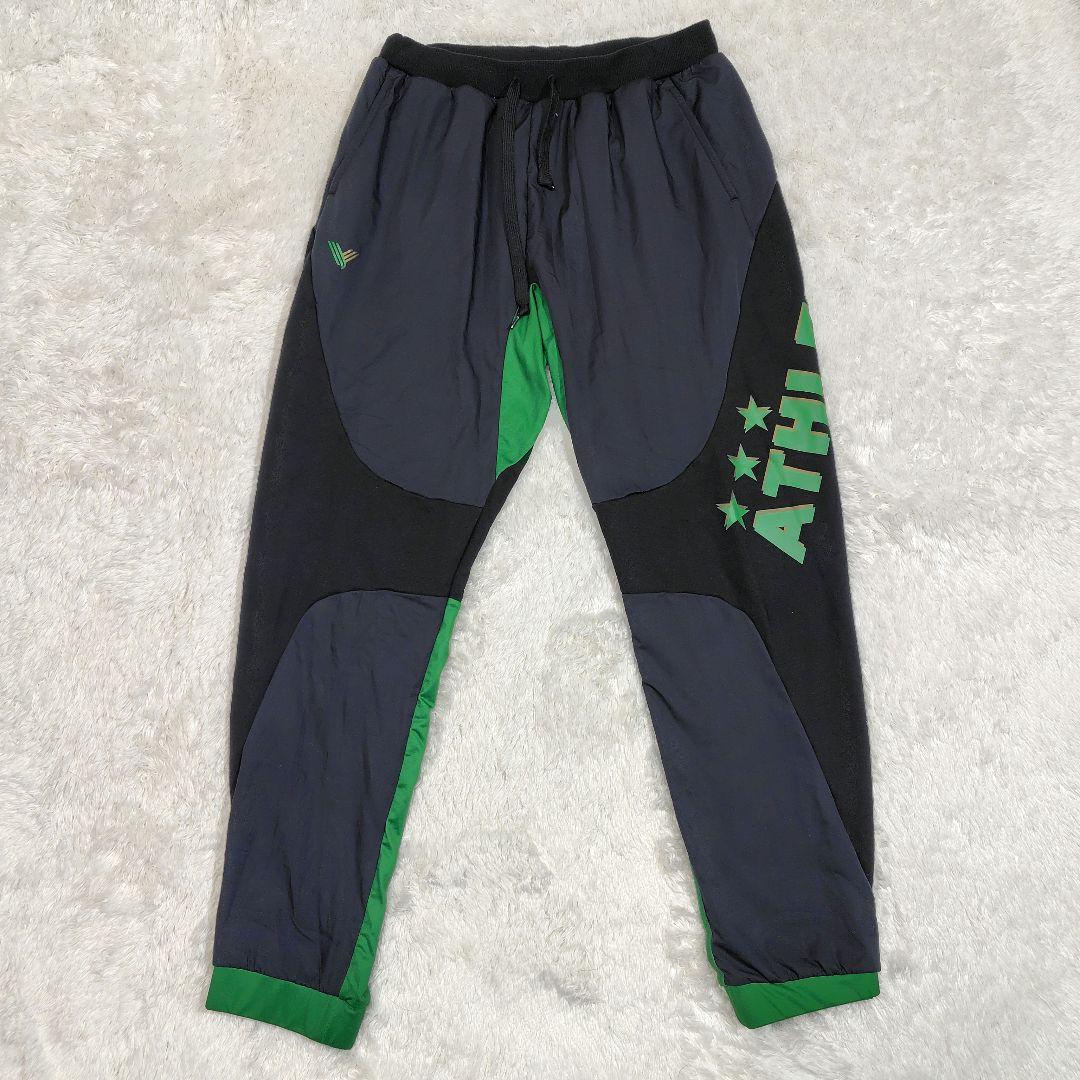 東京ヴェルディ　ATHLETA　アスレタ　トレーニングパンツ　XO　黒　緑