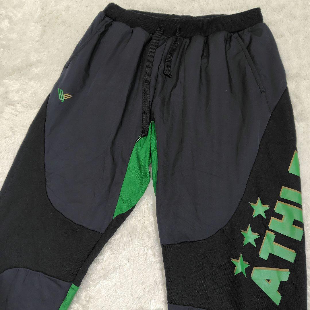 東京ヴェルディ　ATHLETA　アスレタ　トレーニングパンツ　XO　黒　緑