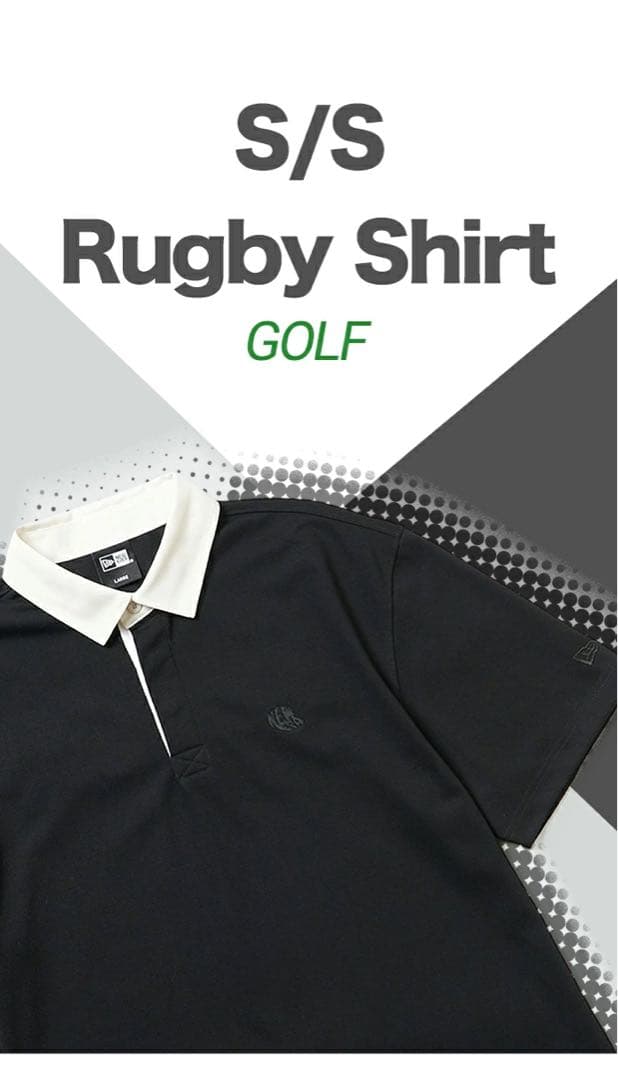 【新品】ニューエラ／ポロシャツ／ラガーシャツ／半袖／XLサイズ