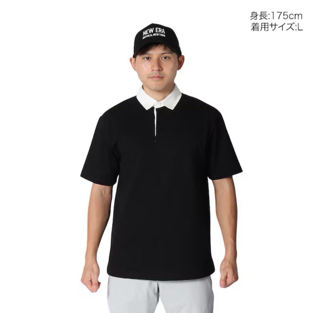【新品】ニューエラ／ポロシャツ／ラガーシャツ／半袖／XLサイズ
