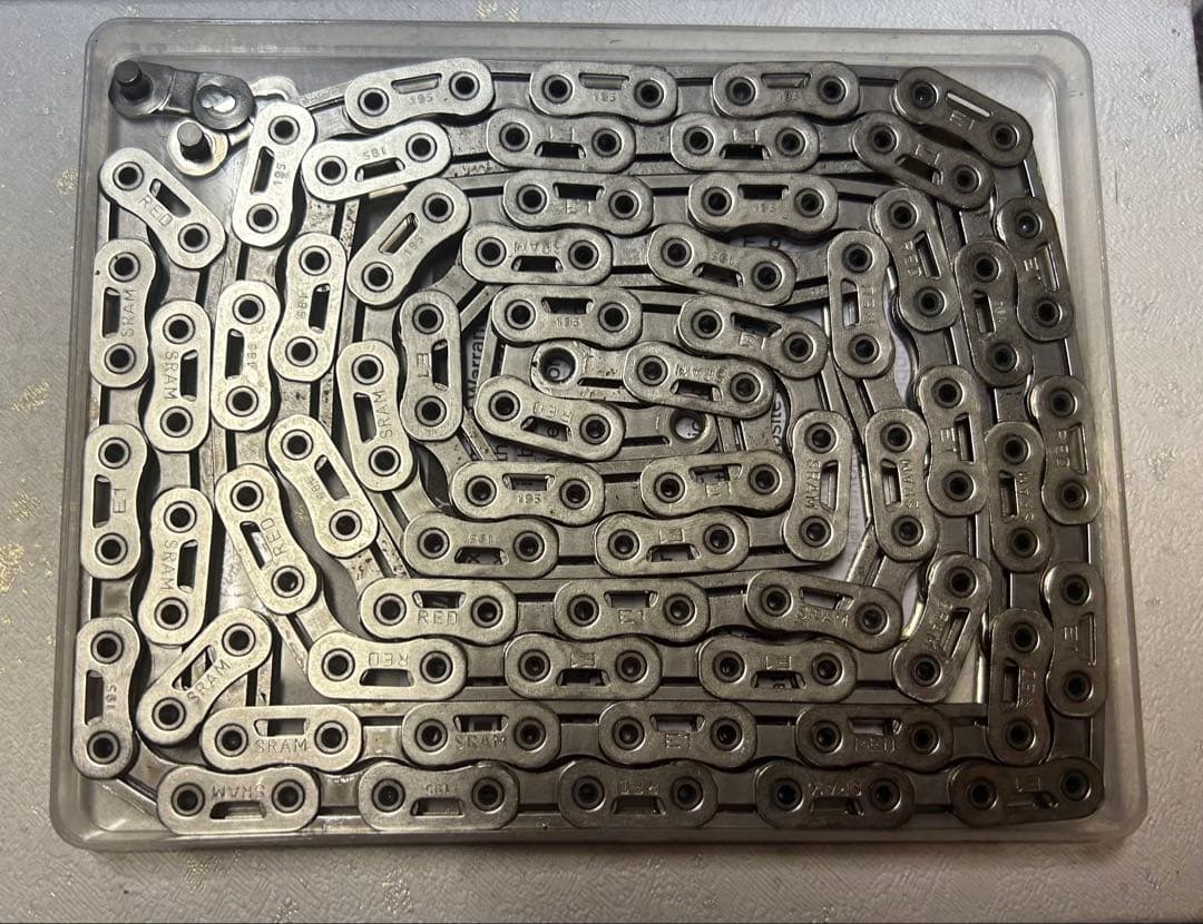 SRAM Red(未使用)、RIVAL (中古)12sチェーンセット