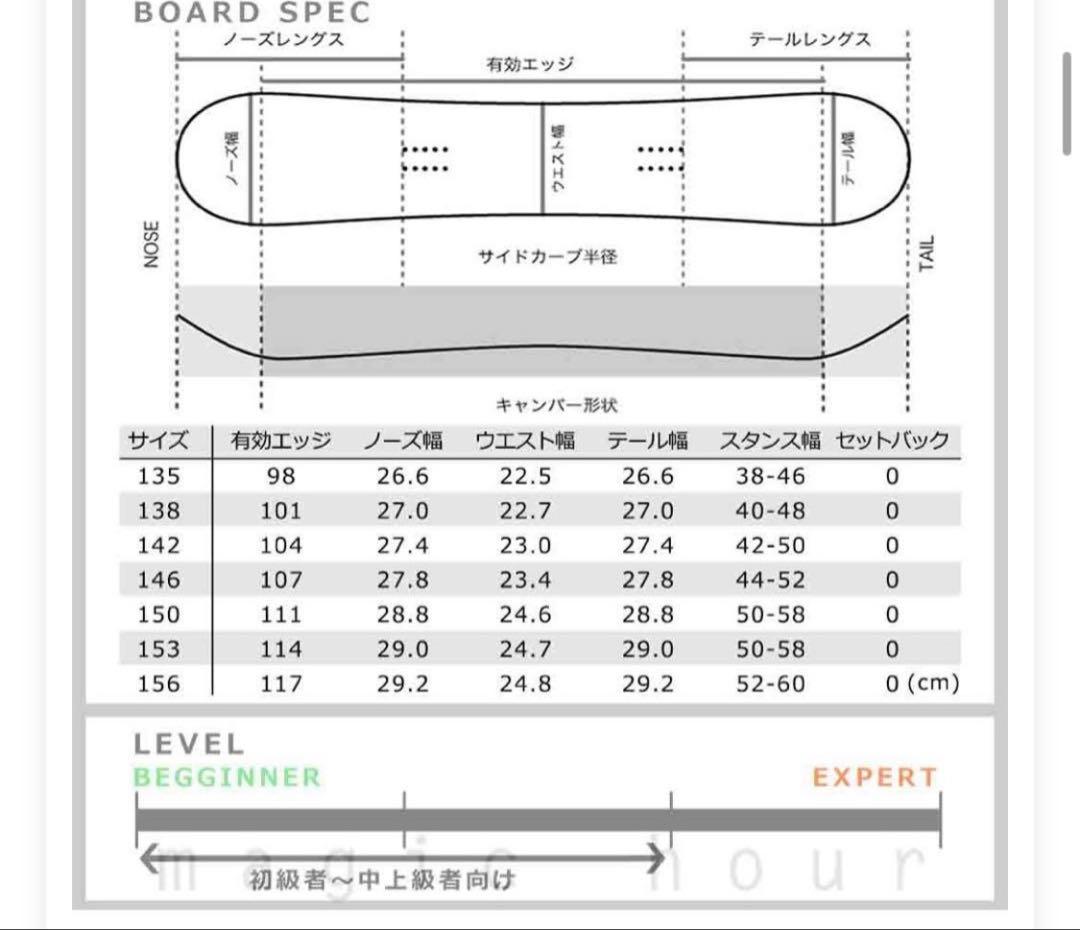 SPOON NATURE スノーボード 150cm 24-25モデル　新品