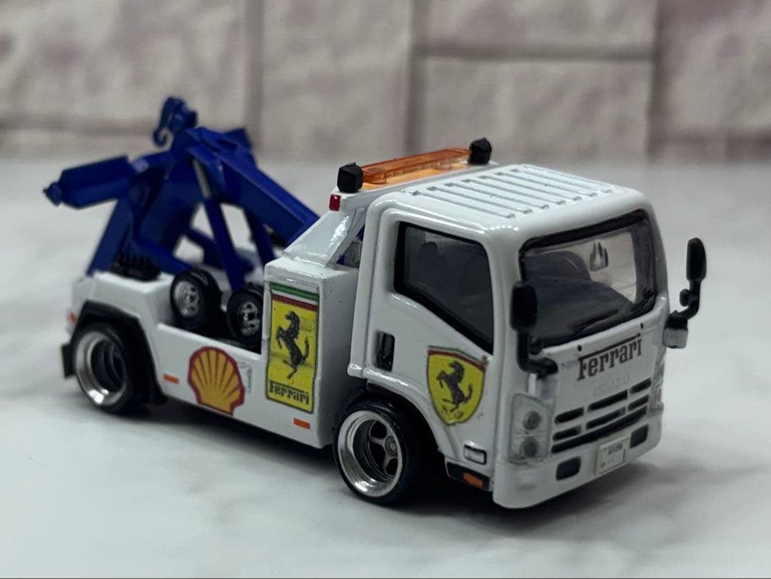 タイニー Tiny フェラーリレッカー車 深リムカスタム