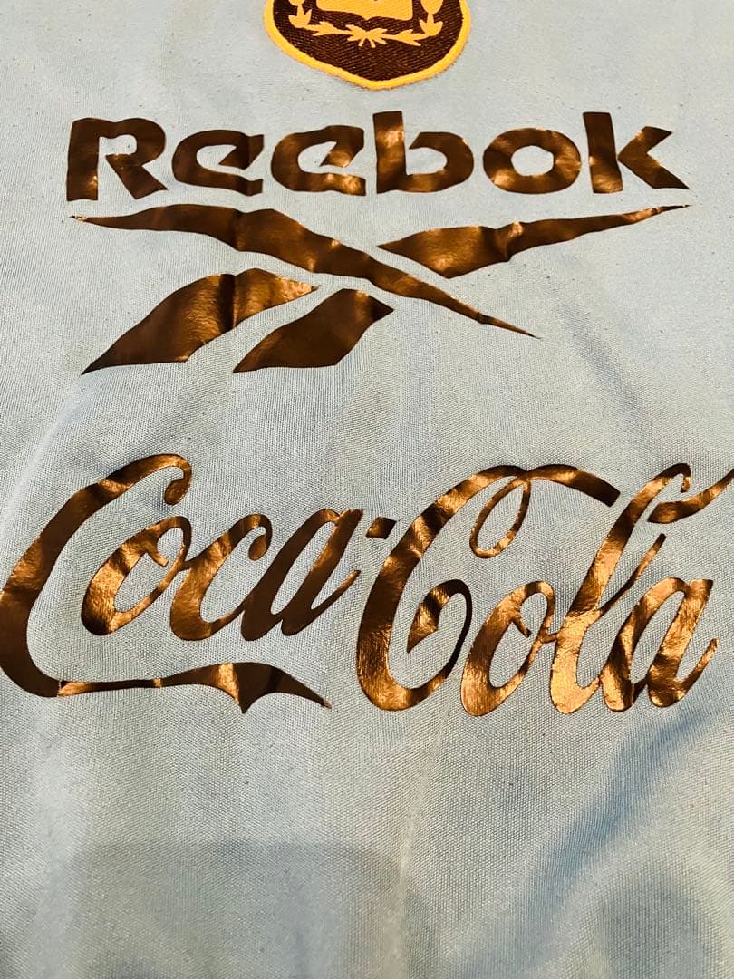 アルゼンチン代表 Reebok Coca-Cola トレーニングスウェット 古着