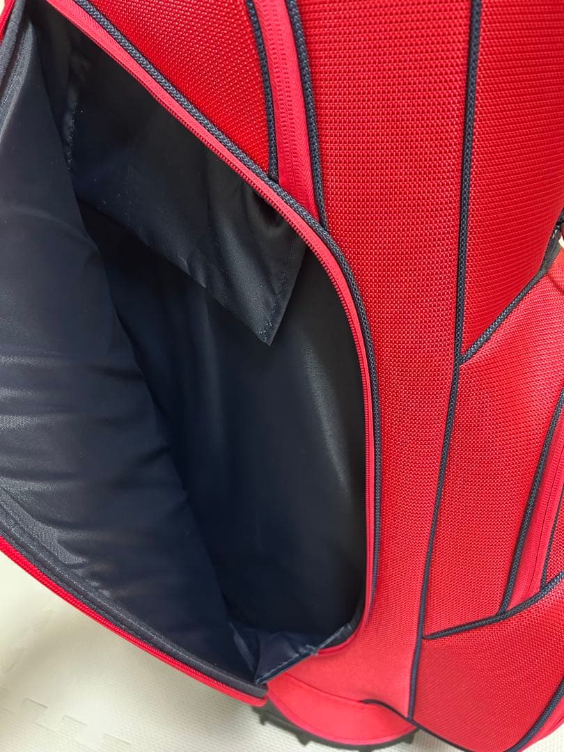 美品 希少 23区 ゴルフ キャディバッグ キャスター付き ピンク