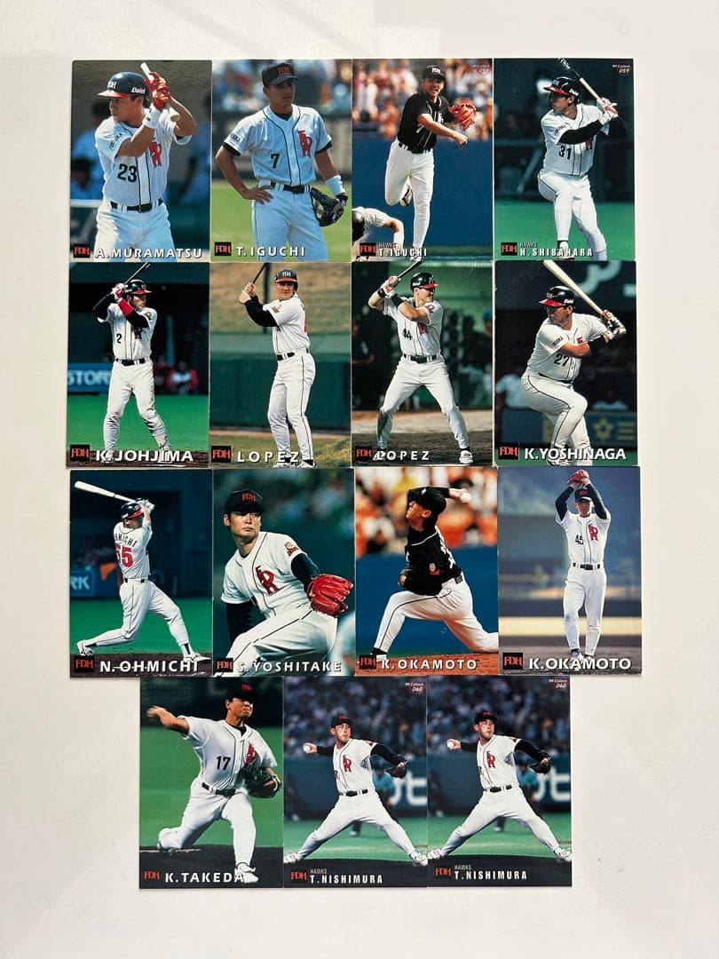 プロ野球チップスカード1998〜2000 パリーグ