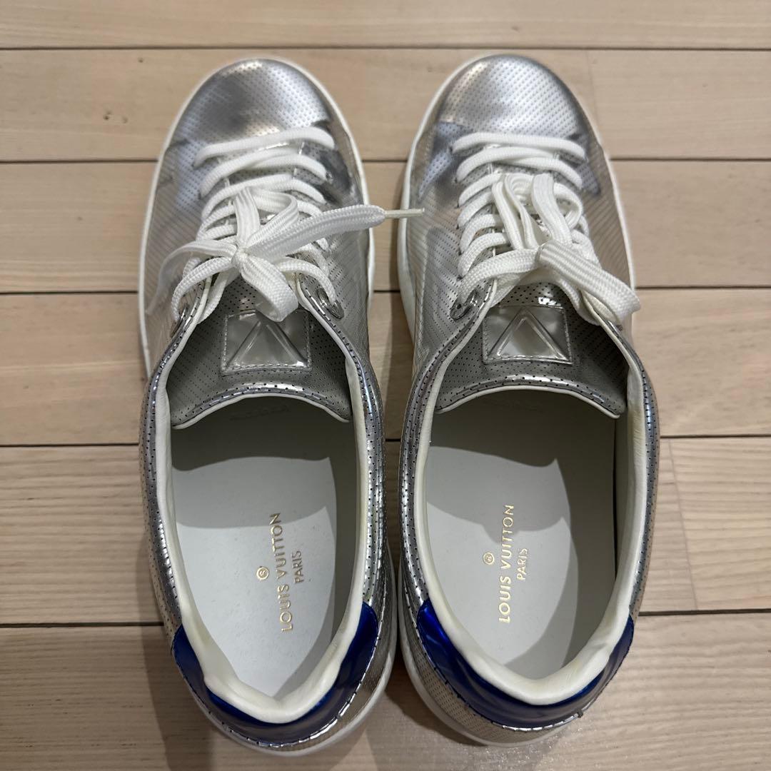 Lou i s Vui tton スニーカー 青アクセント