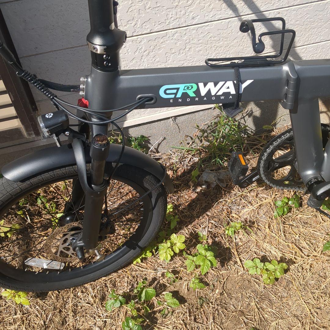 関東圏限定販売 ERWAY A02 電動自転車グリーン 予備ボトルバッテリー付き