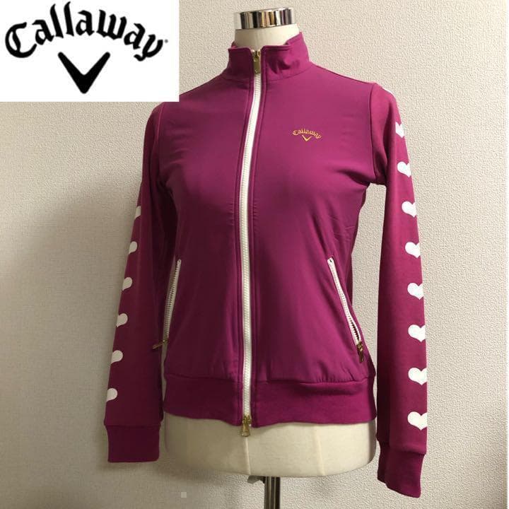 キャロウェイ DRY SPORT ダブルジップ ジャケット パープル Mサイズ