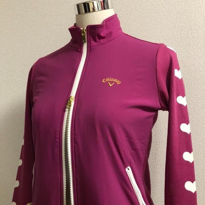 キャロウェイ DRY SPORT ダブルジップ ジャケット パープル Mサイズ