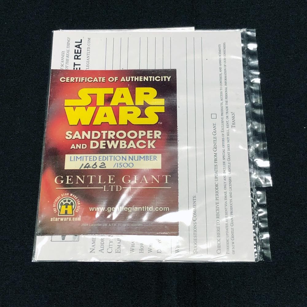 SW【サンドトルーパー & デューバック】スタチュー　ジェントル・ジャイアント