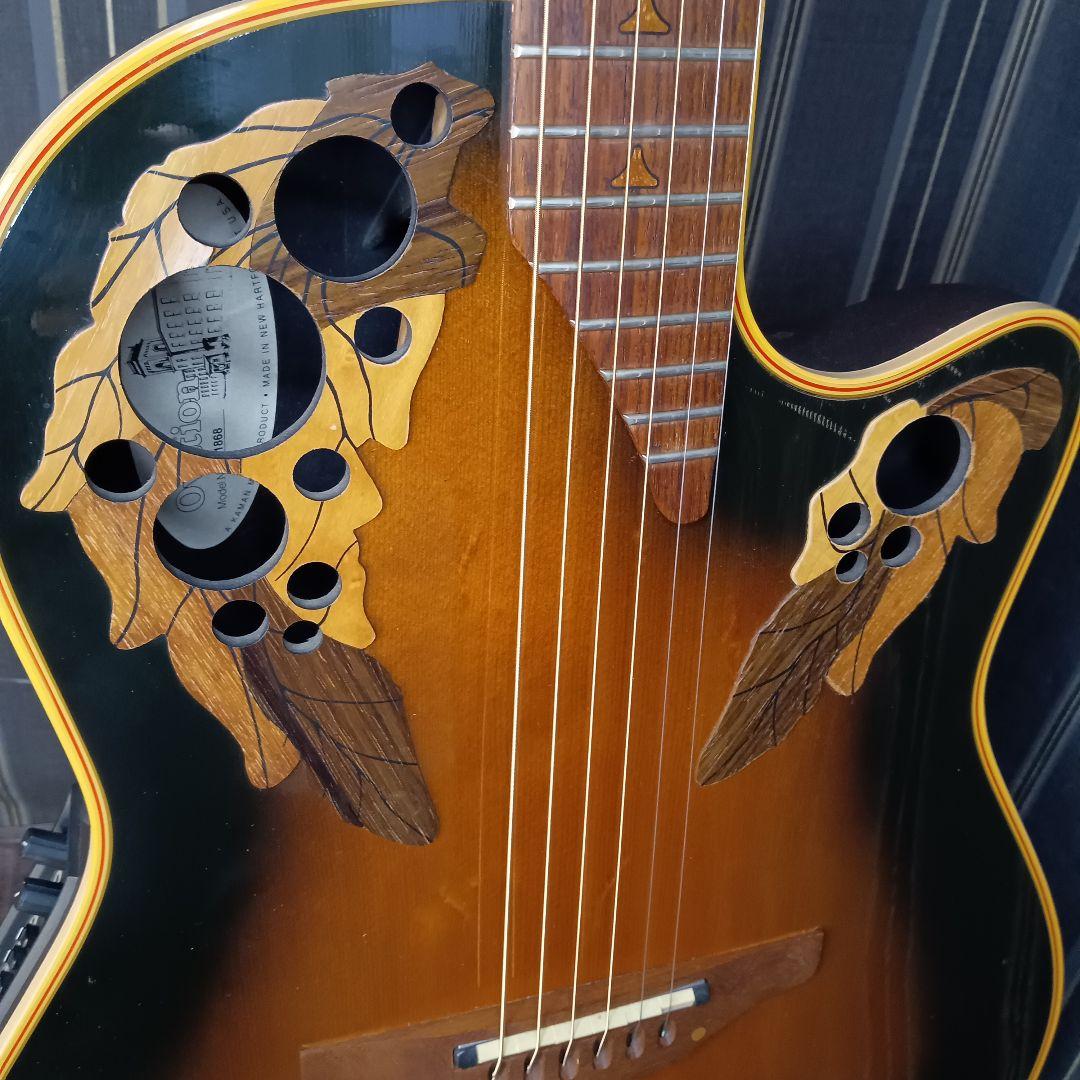 USA製 Ovation Elite 1868 オベーション ギター ケース付