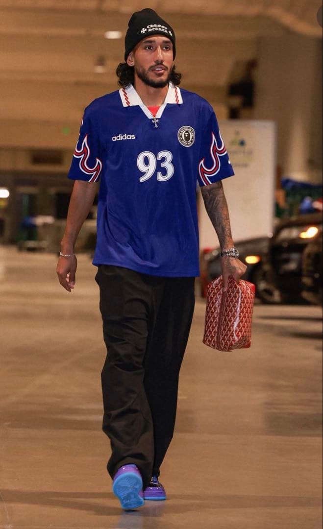 BAPE ADIDAS FLAME JERSEY XLサイズ