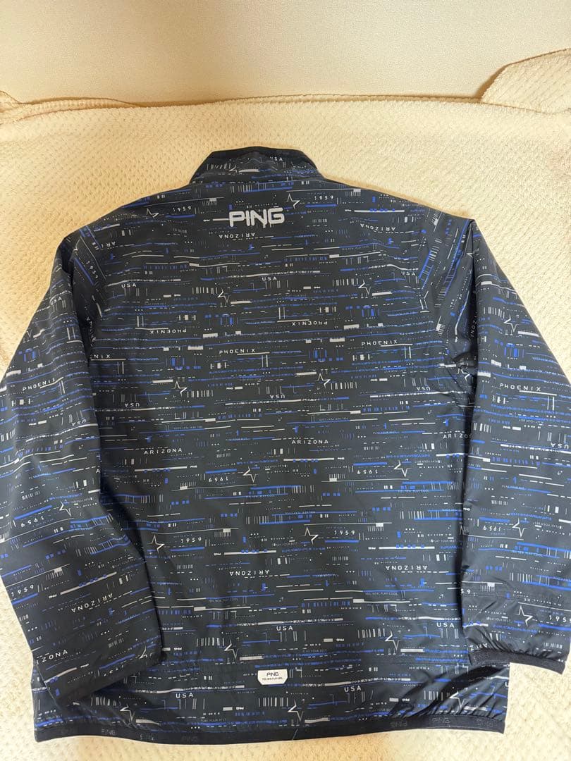 PING 幾何学模様ジャケット LLサイズ
