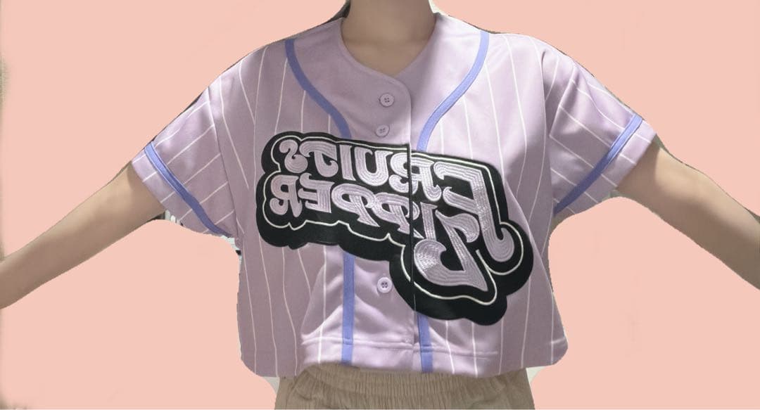 仲川瑠夏 推しアピユニフォーム FRUITS ZIPPER