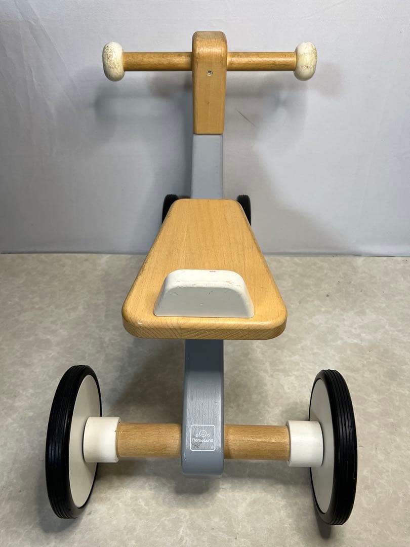 ボーネルンド bajocycle 木の四輪バイク 三輪車 室内用
