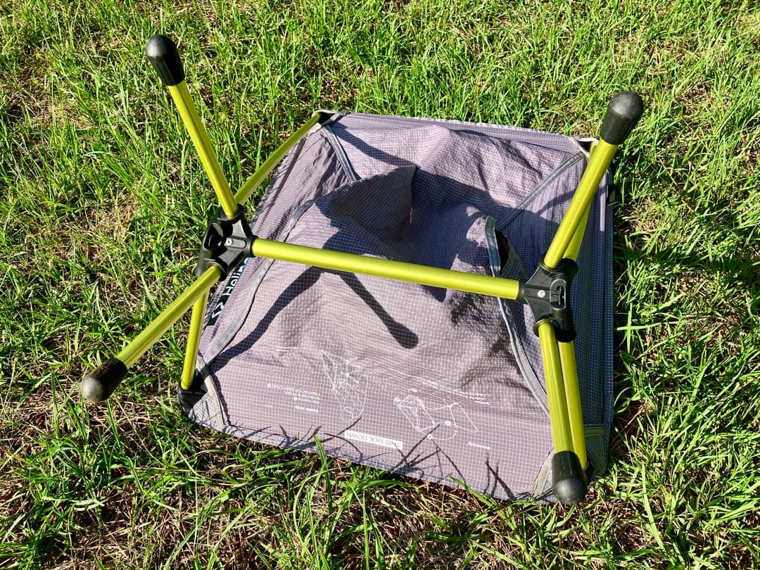 Helinox ヘリノックス チェアゼロ グレー 中古