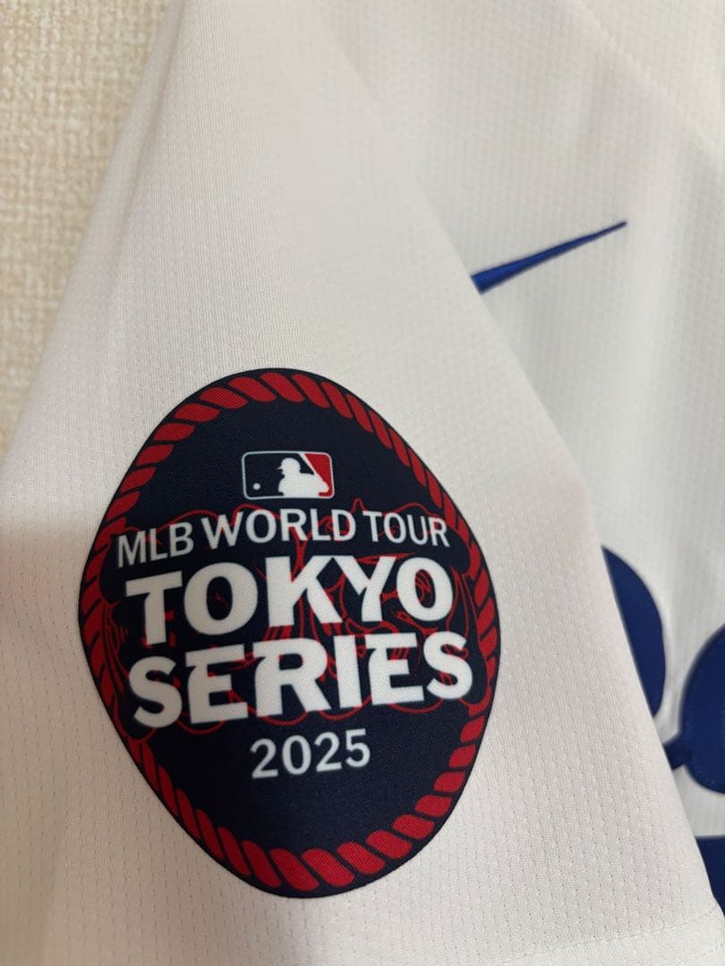 ドジャース　大谷翔平ユニフォーム　東京シリーズ2025 Sサイズ　試着のみ美品