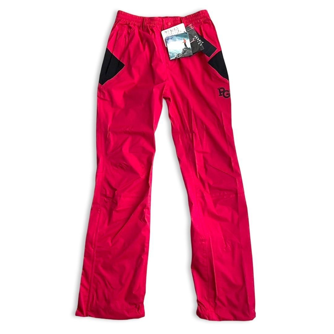 695 パーリーゲイツ 定価61,600円ビックロゴ レインウェア ピンク1 M