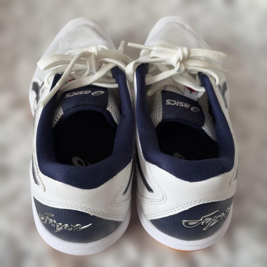 美品 26㎝ JAPAN ASICS ローテ ジャパンライト ホワイトネイビー