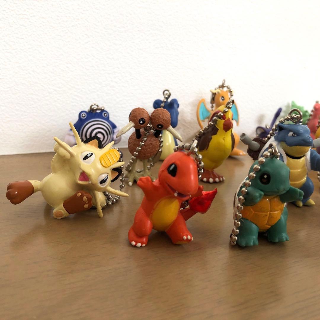 Pokémon ポケモンホルダー 当時物 キーホルダー 17点セット 海洋堂