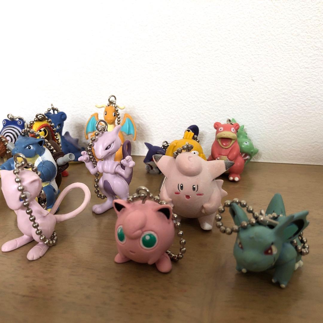 Pokémon ポケモンホルダー 当時物 キーホルダー 17点セット 海洋堂