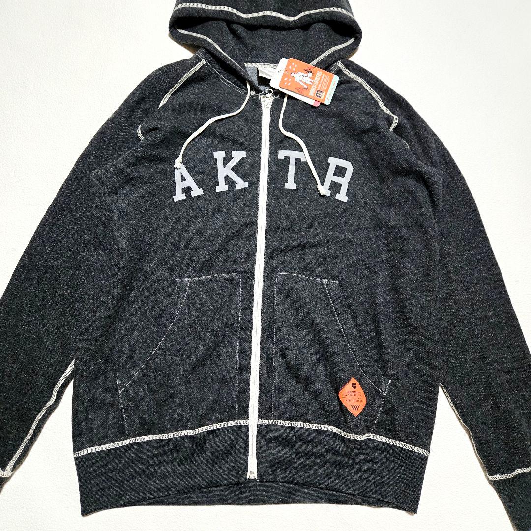 【未使用】AKTR 裏毛　ライトスウェットパーカー　バスケパーカー　XL