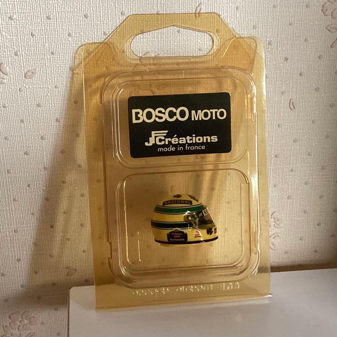 アイルトン・セナ　ヘルメット1994年　3DピンバッジBOSCO MOTO