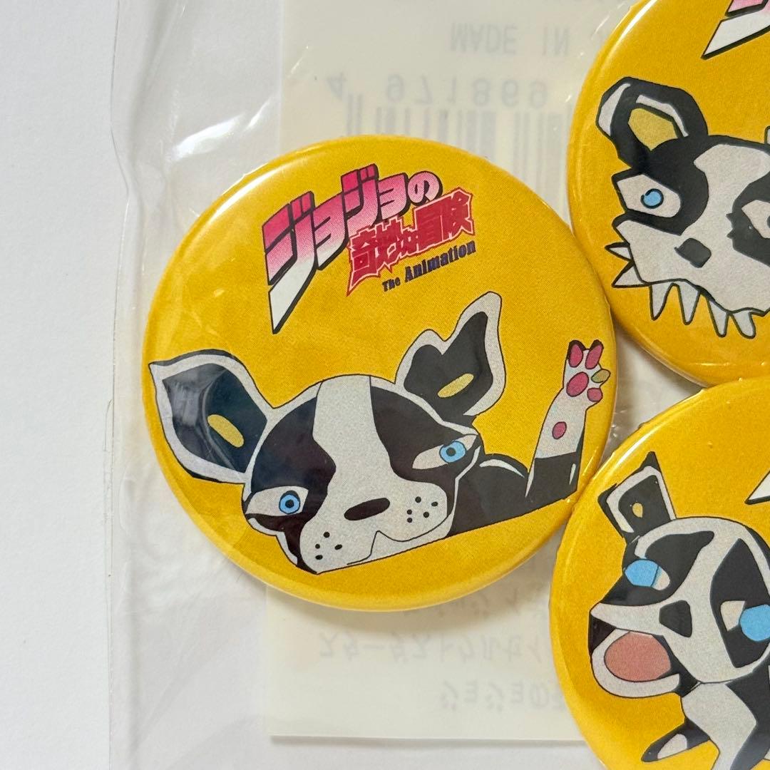 ジョジョの奇妙な冒険　イギー　タワーレコード　缶バッジ　セット　タワレコ　コラボ