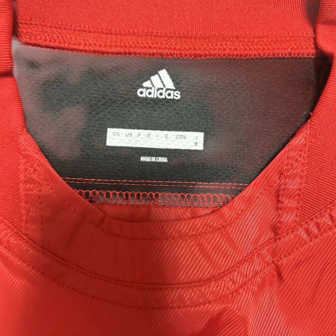 2枚セット 日本大学 ラグビー部　adidas 赤 ウォームアップウェア