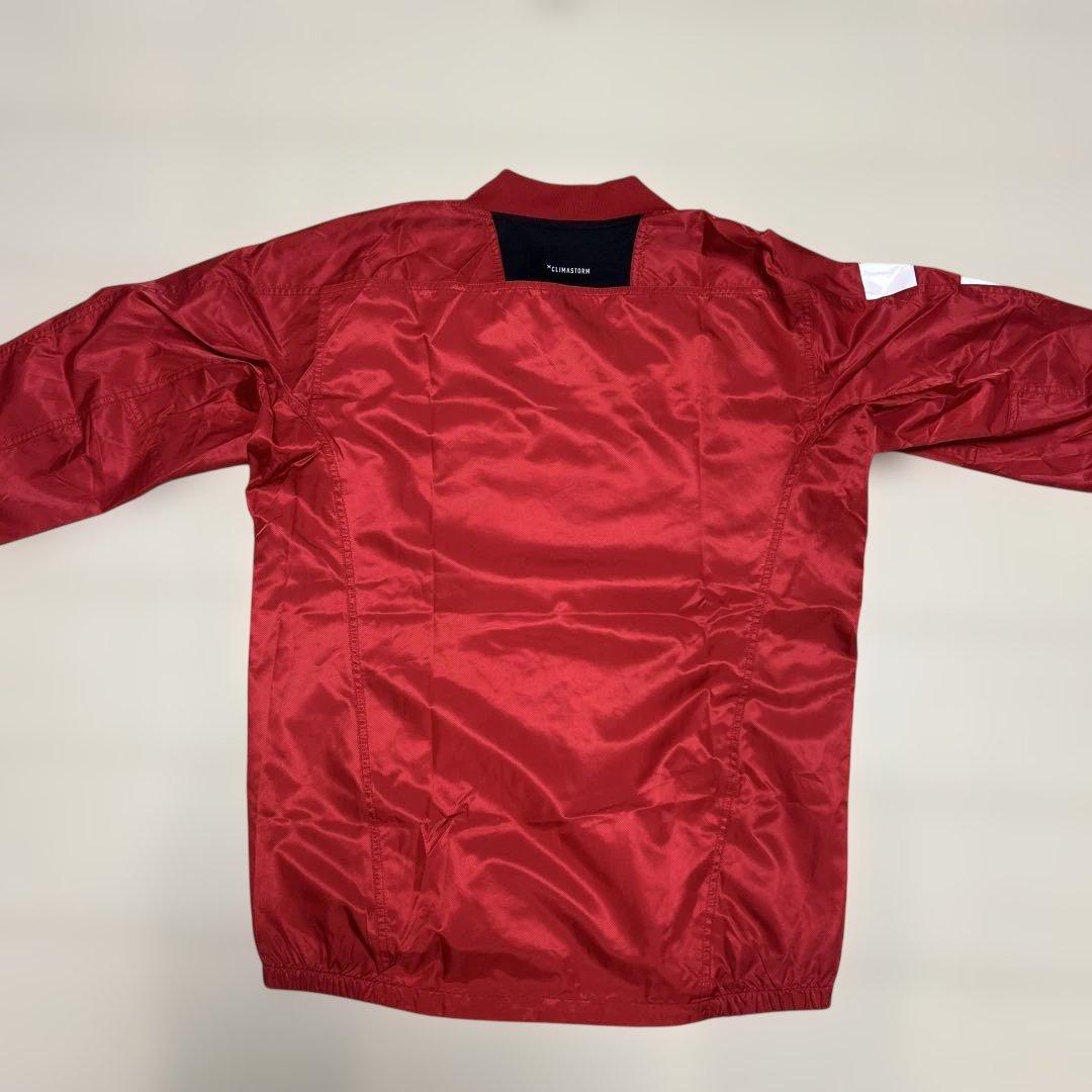 2枚セット 日本大学 ラグビー部　adidas 赤 ウォームアップウェア
