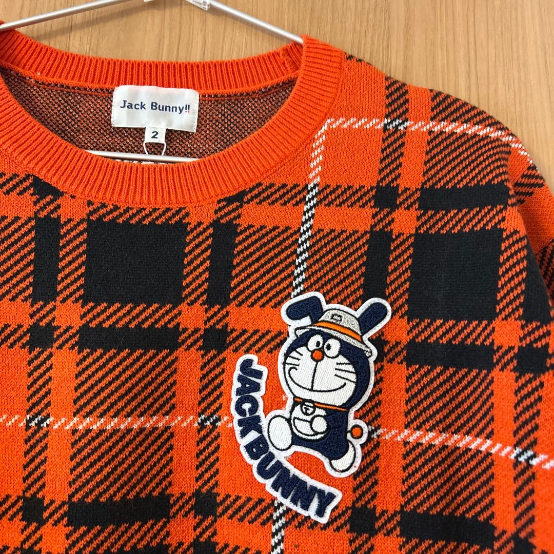 Jack Bunny!! チェック柄セーター レディース サイズ２（Ｌ）新品