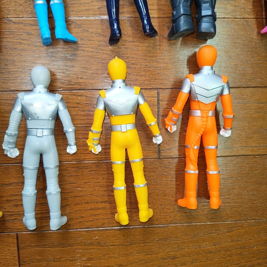 中古ソフビ　宇宙戦隊キュウレンジャー　13体セット　17センチ